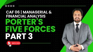 CAF 06 | Porter's Five Forces Part 3 | Managerial and Financial Analysis