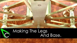 Clockmaking - How To Make A Clock In The Home Machine Shop - Part 19 - Making The Legs And Base