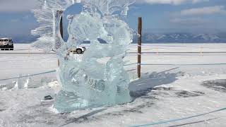 The inaugural Ice Festival Sculptures on Baikal