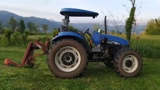 Sfalcio 2k21 in notturna - New Holland Td75d - Gaspardo