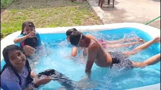 beat the heat 🔥| aaj pool party krke maja aa gya | #pool #fun #childfunnyvideo