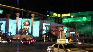 Las Vegas Strip at Night - New York New York, MGM Grand