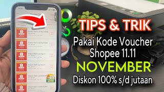 Cara Menggunakan Kode Voucher Shopee Diskon Jutaan Edisi November 2024