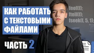 Как работать с текстовыми файлами в си (часть 2)