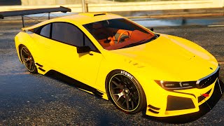 Ubermacht Niobe - Poniendole la mejora ESPECIAL de HAO'S - NUEVO DLC - (BMW i8) GTA 5 Online