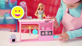 Set Barbie by Mattel I can be Papusa cu cofetarie GFP59