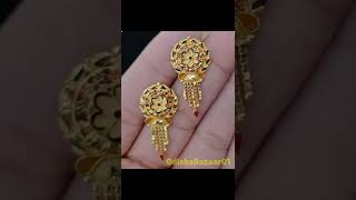 Latest golden✨ light weight earring's💫 Design