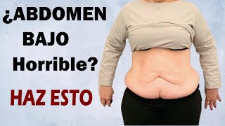 QUITAR LA BARRIGA RÁPIDO Y FÁCIL | Abdomen Bajo Plano