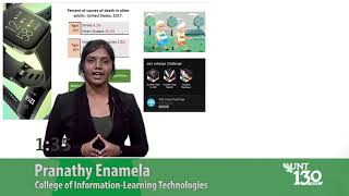 UNT Three Minute Thesis -  Personal wearable devices and motivation by Pranathy Enamela