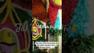 Vaishno Devi 2022 Navratri Decoration #jaimatadi #happynavratri