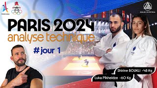 Judo Paris 2024 - JOUR 1: Analyse complète des techniques de Shirine BOUKLI & Luka MKHEIDZE  🎖️