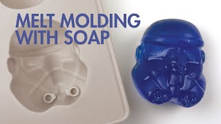 How to Use Melt and Pour Soap with Molds | Casting Objects