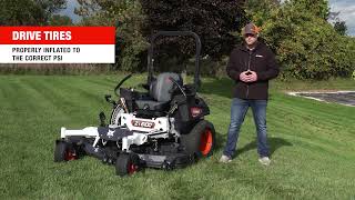 Preseason Maintenance Tutorial | Bobcat Zero-Turn Mowers | Turf Talks