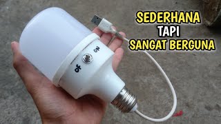 Mending buat sendiri !! lampu emergecy super terang dan taham lama