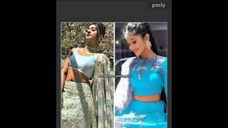 Mohina kumari vs Shivangi joshi same colur dress pics yrkkh Kirti Naira