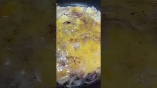 Onion egg omelet #food #yummy #shortsvideo #shorts