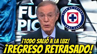 ¡BOMBA DEL DÍA! 🚨 ¡SE CONFIRMÓ ESTE VIERNES! ¡REGRESO RETRASADO! Noticias Del Cruz Azul Hoy