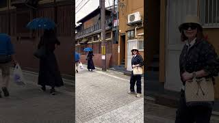 Walking around Gion area in Kyoto Japan♥️😍