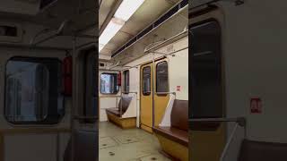 Звук БПСН в 81-714 #metro #москва #транспорт #youtube #shorts