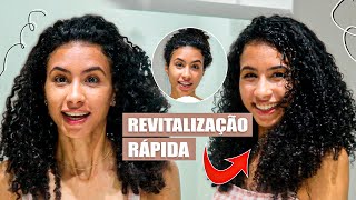 5 MINUTOS PARA ARRUMAR O CABELO CACHEADO DE MANHÃ! | Ficou lindooo | Ludmila Reis