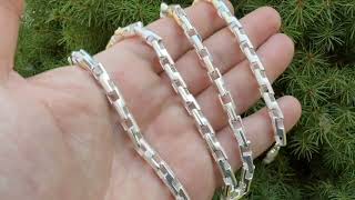 Custom Harlembling 925 Silver Bullet Rolo Chain Review - 925 Sterling Silver - 6mm