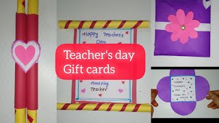 2 easy Teacher's day gift card ideas||greetingcardideas||ytvideos