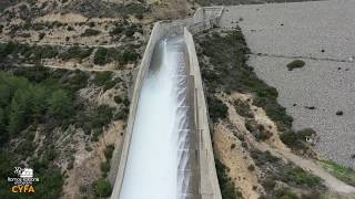 Kouris 2020 reservoir overflow of the dam in Cyprus - Υπερχείληση του φράγματος του Κούρη στην Κύπρο