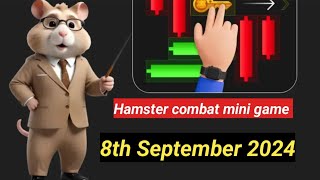 8 September Mini Game Hamster Kombat today | 8 Sept Mini Game today | 8 September mini game key