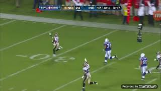 Tracy Porter Pick Six (Superbowl 44)