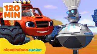 Blaze et les Monster Machines | Courses incessantes et robots avec Blaze | 2 heures | Nickelodeon Jr