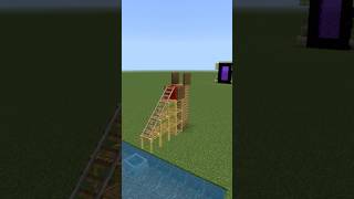 COOL WATERSLIDE IN MINECRAFT!!🛝🛝#shorts #justiceforsidhumoosewala #minecraft