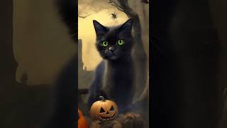 Is your cat black? Are his eyes green? Watch out at Halloween 🎃….