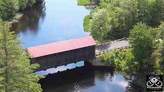 Hancock, Greenfield Covered Bridge, New Hampshire, USA