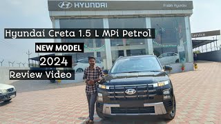 Hyundai Creta 1.5 L MPi Petrol New Model 2024 Review Video