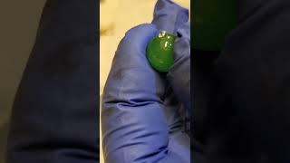 Setting up Europe Machine Cut 2.5mm cubic zircons in jade beads using B-7000 waterproof jeweler glue