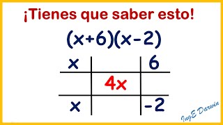 3 procesos para MULTIPLICAR BINOMIOS, en el nivel 2 solo necesitas una tabla.