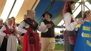 Thule Swedish Folk Dance Team 2pm set Scandinavian Festival Jamestown NY 2019-7-20 pt.1