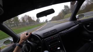 B7 RS4 vs a whole lotta Porsches @ Nordschleife 02/05/17 DN trackday