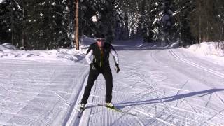 Skate Skiing Getting Started - Part 3 - Half Skate Drill