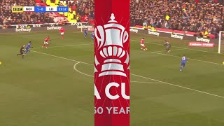 BBC Almost miss Nottingham's 2nd goal - The FA Cup Fourth Round Nottingham Forest v Leicester City