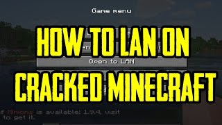 How to play Cracked Minecraft On lan