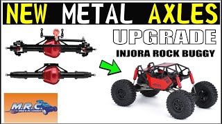 BDX RC AXLES UPGRADE (CHEAP!!) for Injora Rock Buggy! (ALSO FIT SCX10 & REDCAT GEN 7!) EP#613