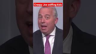 Creepy Joe Biden sniffing children #shortsvideo #viral #trending