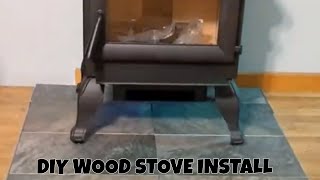 DIY Wood Stove Install and Padding Ladder Steps