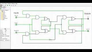 How to build a JK flipflop (master slave configuration) on Logisim