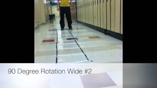 Agility Ladders - 90 Degree Rotation Wide #2