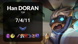 Han Doran Kennen vs Ryze TOP - KR DIAMOND Patch 14.22