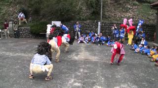 平成26年長根神社秋季例大祭 宿 花吸い