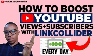 HOW TO: Boost YouTube Subscribers & Views With Linkcollider Tool