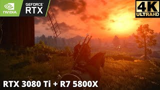 The Witcher 3: Wild Hunt (PC) - RTX 3080 Ti + R7 5800X - 4K UHD - ULTRA HIGH SETTINGS GAMEPLAY